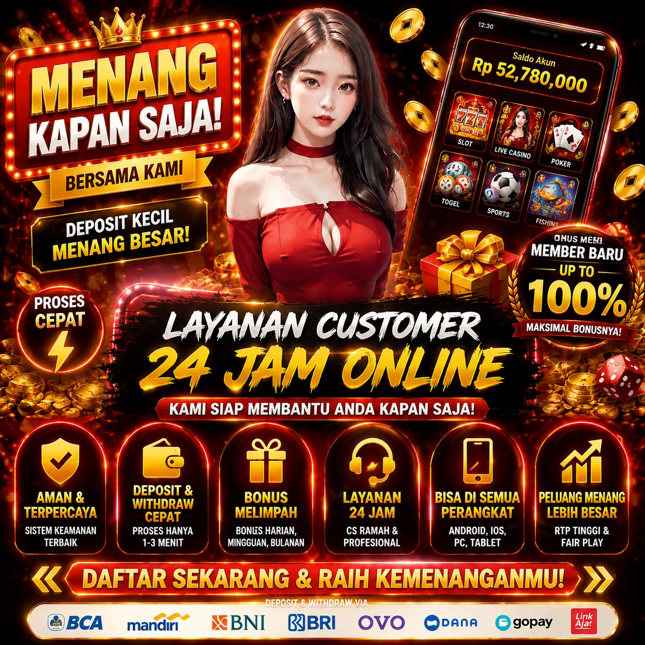 Progress bar instalasi aplikasi Android